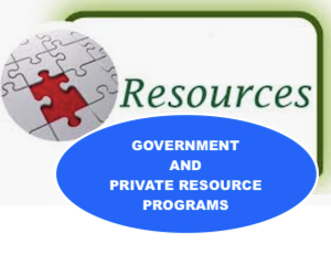 GOVERNMENT AND PRIVATE ASSISTANCE PROGRAMS