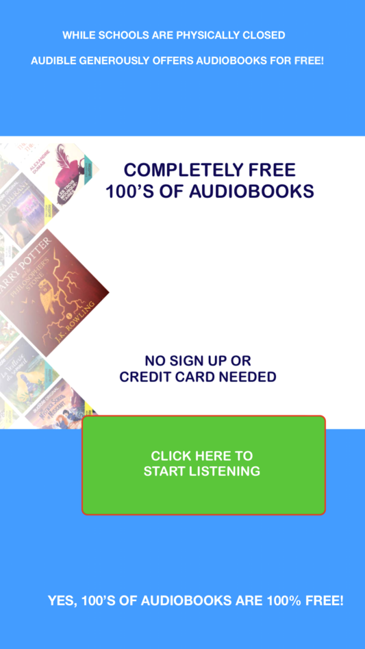 FREE AUDIBLE BOOKS